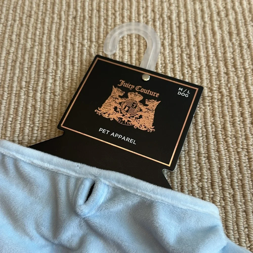 NEW Juicy Couture dog velvor dress